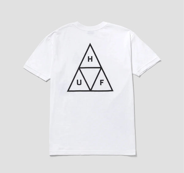 Triple Triangle SS Tee (White / Black)