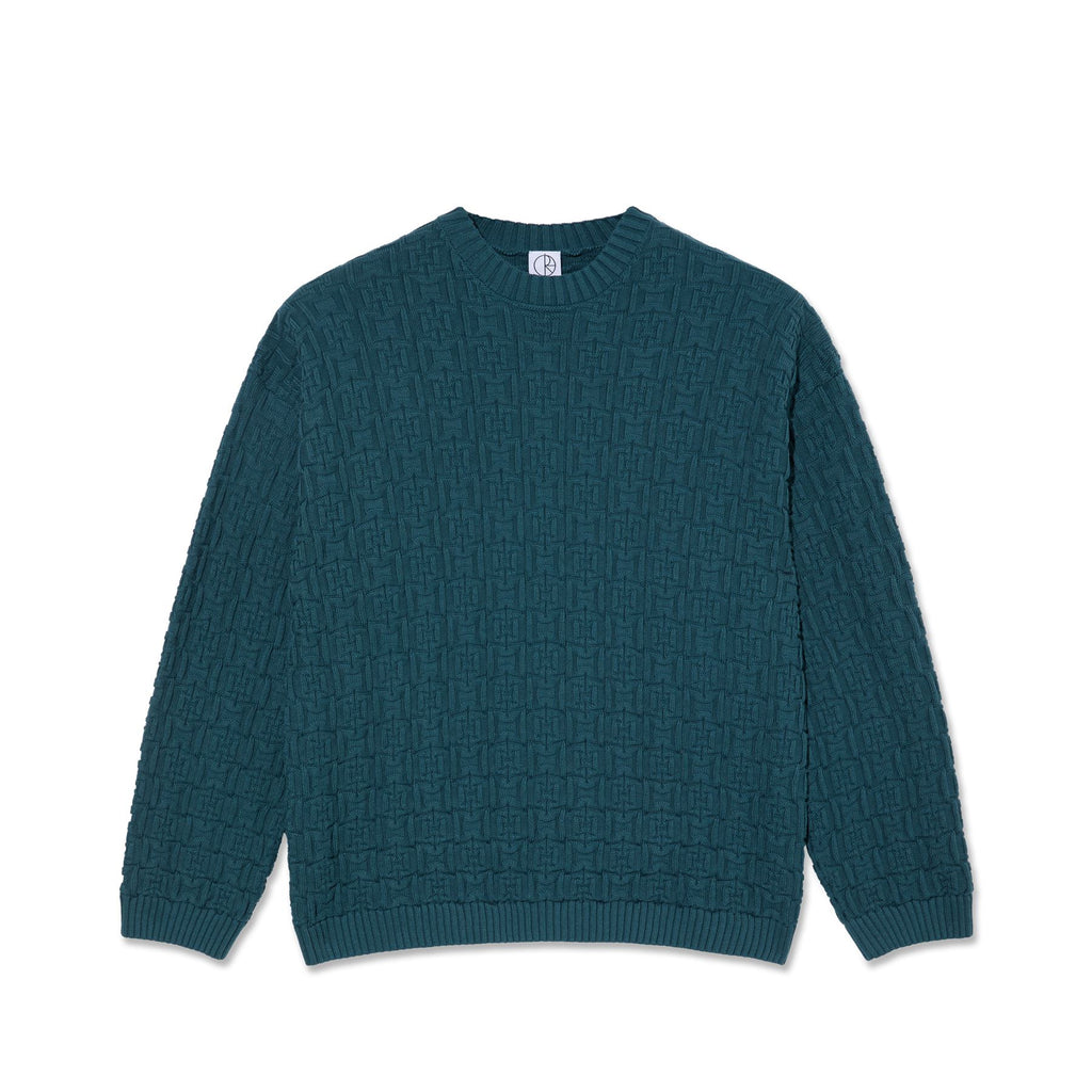 Polar Skate Co Alex Sweater (Petrol Blue) - 1