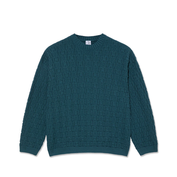 Polar Skate Co Alex Sweater (Petrol Blue) - 1