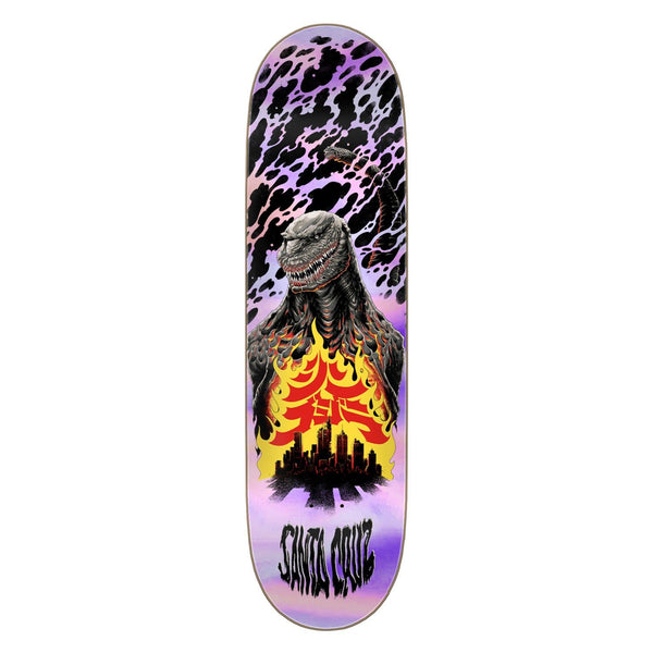 Santa Cruz x Godzilla Shin Knox Firepit Skateboard Deck - 8.5