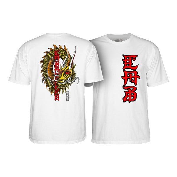 Powell-Peralta Cab 'Ban This' Tee White - Skatewarehouse.co.uk