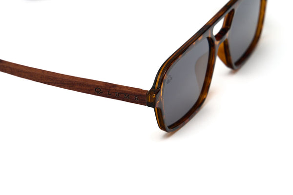 Luma Bantham Recycled Sunglasses - Tortoise - Skatewarehouse.co.uk
