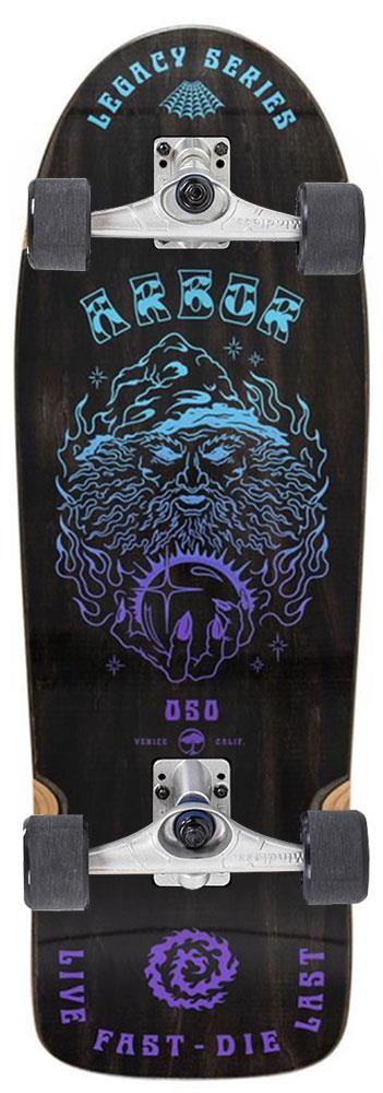 Arbor Legacy Oso Spellbound x Mindless Custom Surf Skate Skateboard - 10.0