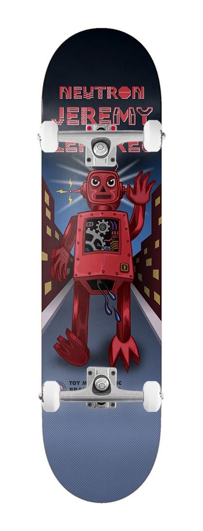 Toy Machine Jeremy Leabres Robot x Venom Custom Complete Skateboard - 8.375
