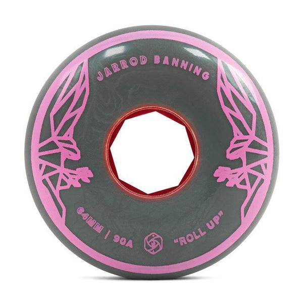 Red Eye Animal Banning Inline Skate Wheels - Grey