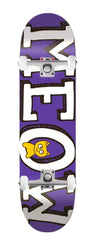 Meow DSM Logo Purple x Venom Custom Complete Skateboard - 8"