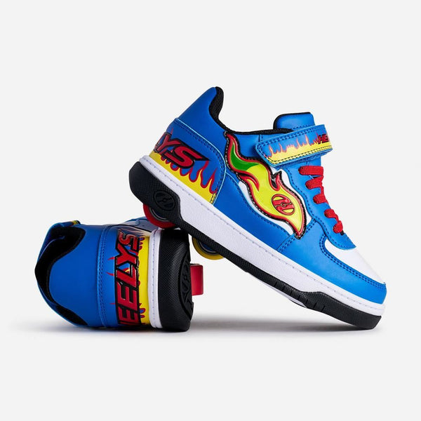 Heelys X2 Rezerve Low X2 - Blue / White / Red / Yellow - Skatewarehouse.co.uk