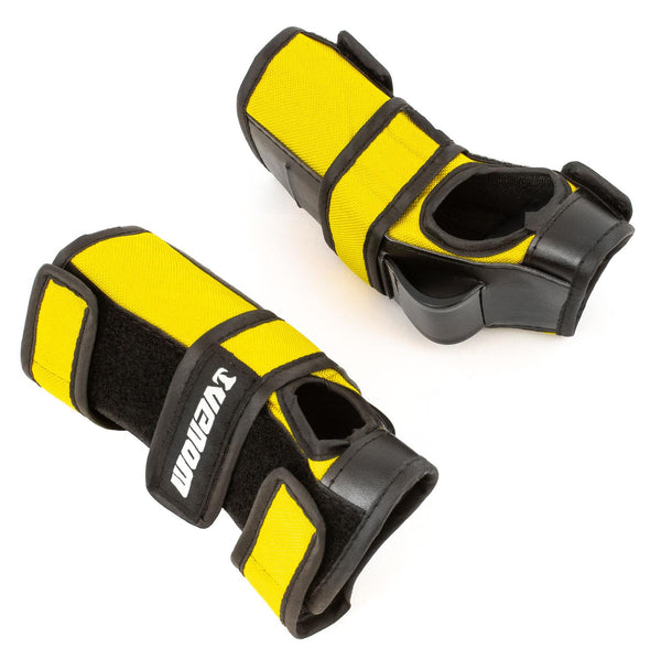 Venom Triple Knee/Elbow/Wrist Pad Set - Yellow Black - Skatewarehouse.co.uk