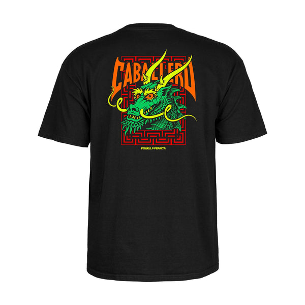 Powell-Peralta™ Steve Caballero 'Street Dragon' Tee Black - Skatewarehouse.co.uk