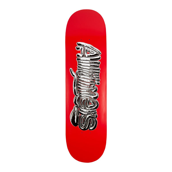 Alltimers Skateboard Balloon Red Skateboard Deck - 8.3