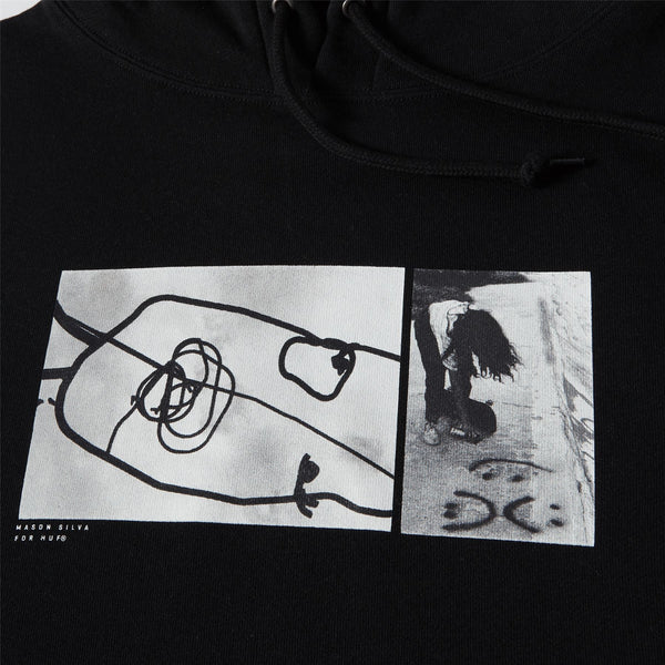 HUF Mason Photos P / O Hoodie (Black) - M