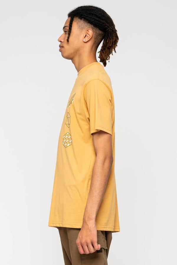 Santa Cruz T-Shirt Japanese Optical Dot T-Shirt - Sand - Skatewarehouse.co.uk