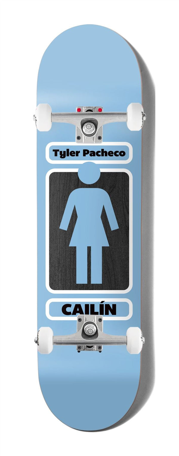 Girl Til W41 Tyler Pacheco x Venom Custom Complete Skateboard - 7.875