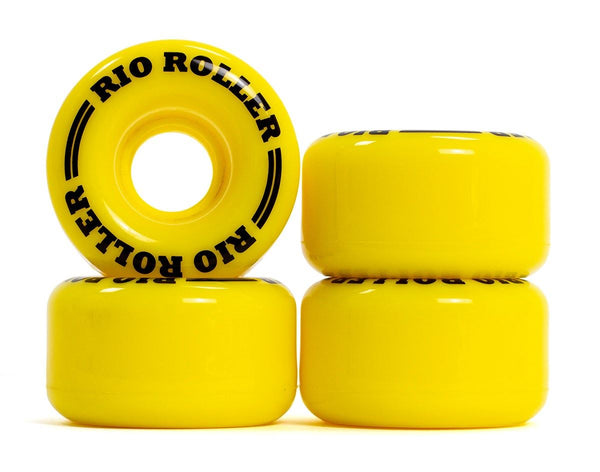 Rio Roller Coaster Wheels - Yellow - Skatewarehouse.co.uk