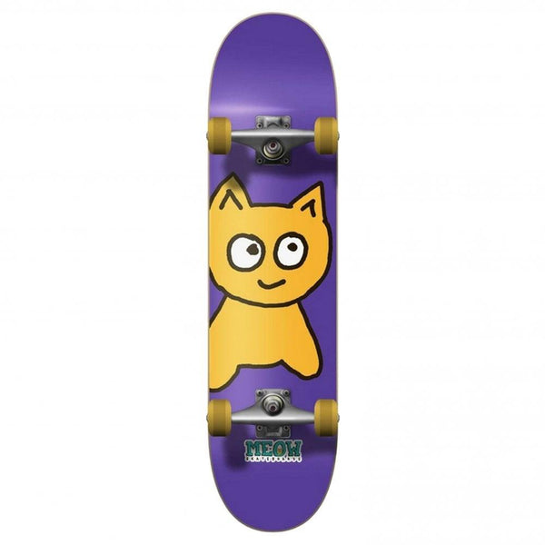 Meow Big Cat Purple Complete Skateboard - 7.0