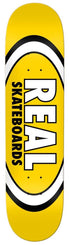 Planche de Skateboard Real Team Classic Ovale Jaune - 8.06"
