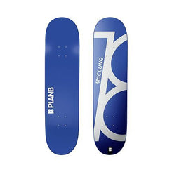 Full Dip Slanted Mcclung Twin x32.0" Plan B Skateboard Deck - 8.25"
