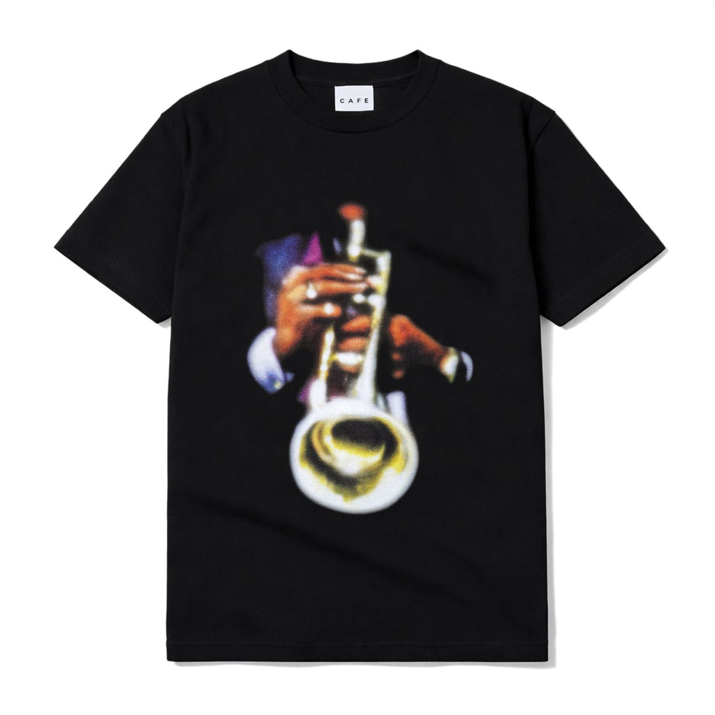 Skateboard Cafe Brass Tee (Black)