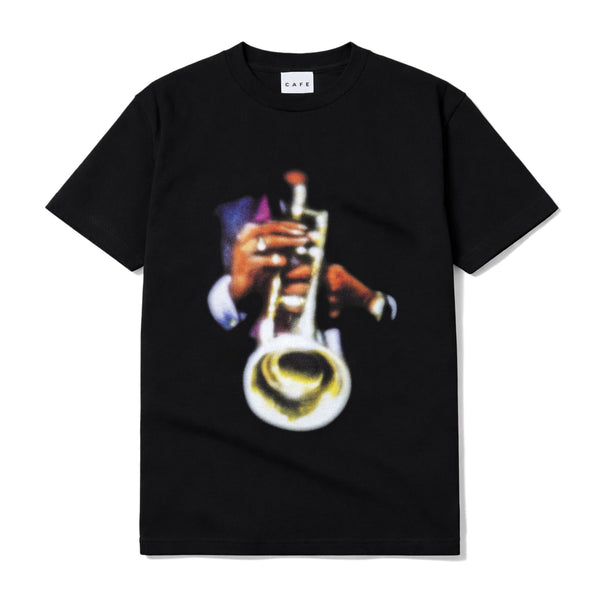 Skateboard Cafe Brass Tee (Black)