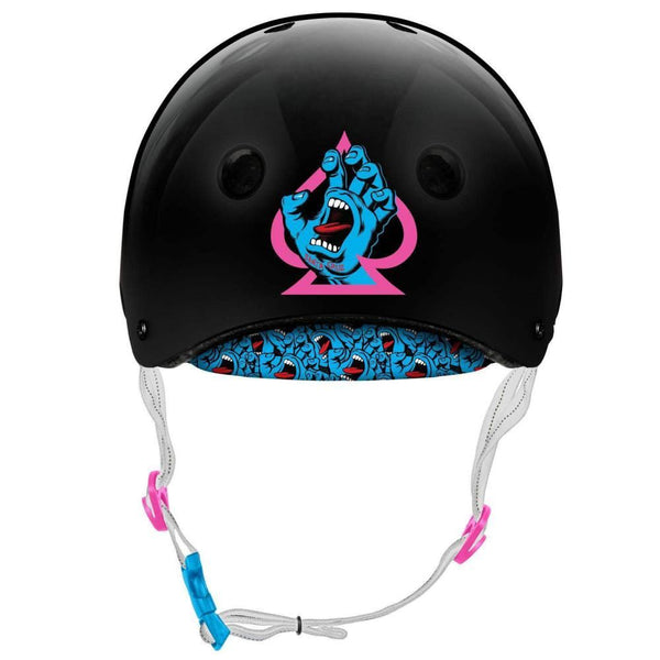 Pro-Tec Helmet Low Pro Santa Cruz Edition - Black Gloss - Skatewarehouse.co.uk