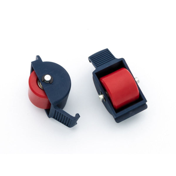 Breezy Rollers Wheels Set - Navy / Red - Skatewarehouse.co.uk
