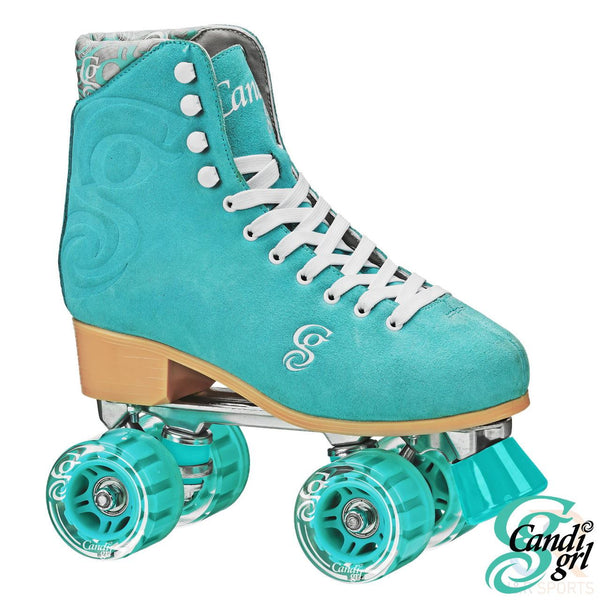 Candi Grl Carlin Teal Quad Skates - Skatewarehouse.co.uk