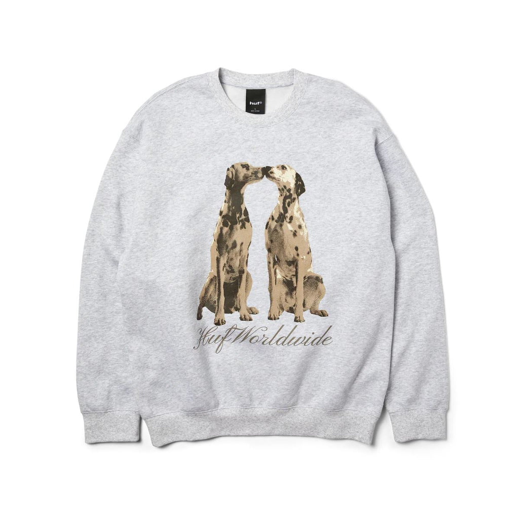 HUF Dogged Crew (Heather Grey) - L