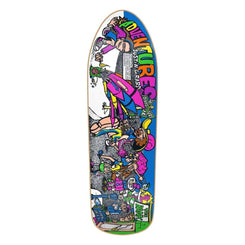 Heritage Adventures Of Justin Girard Ht Neon Skateboard Deck - 9.72"