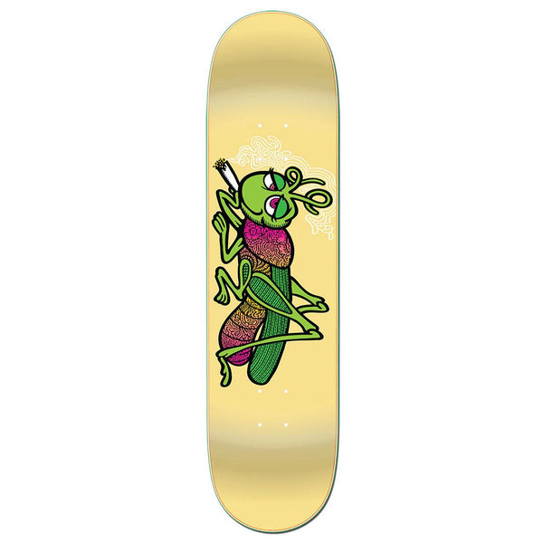 StrangeLove 'Grassbopper' Yellow x (WB: ) Todd Bratrud Skateboard Deck - 8.0