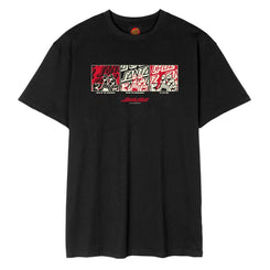 Santa Cruz T-Shirt Handled Front - Black - Skatewarehouse.co.uk