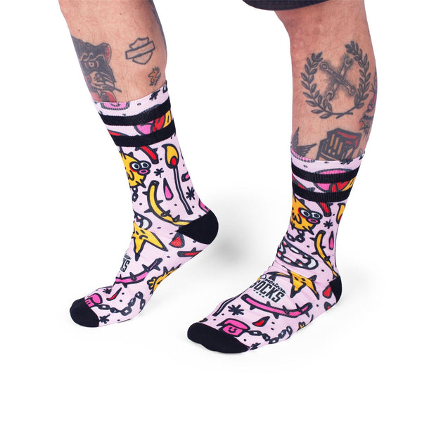 American Socks Blowfish - Mid High Socks