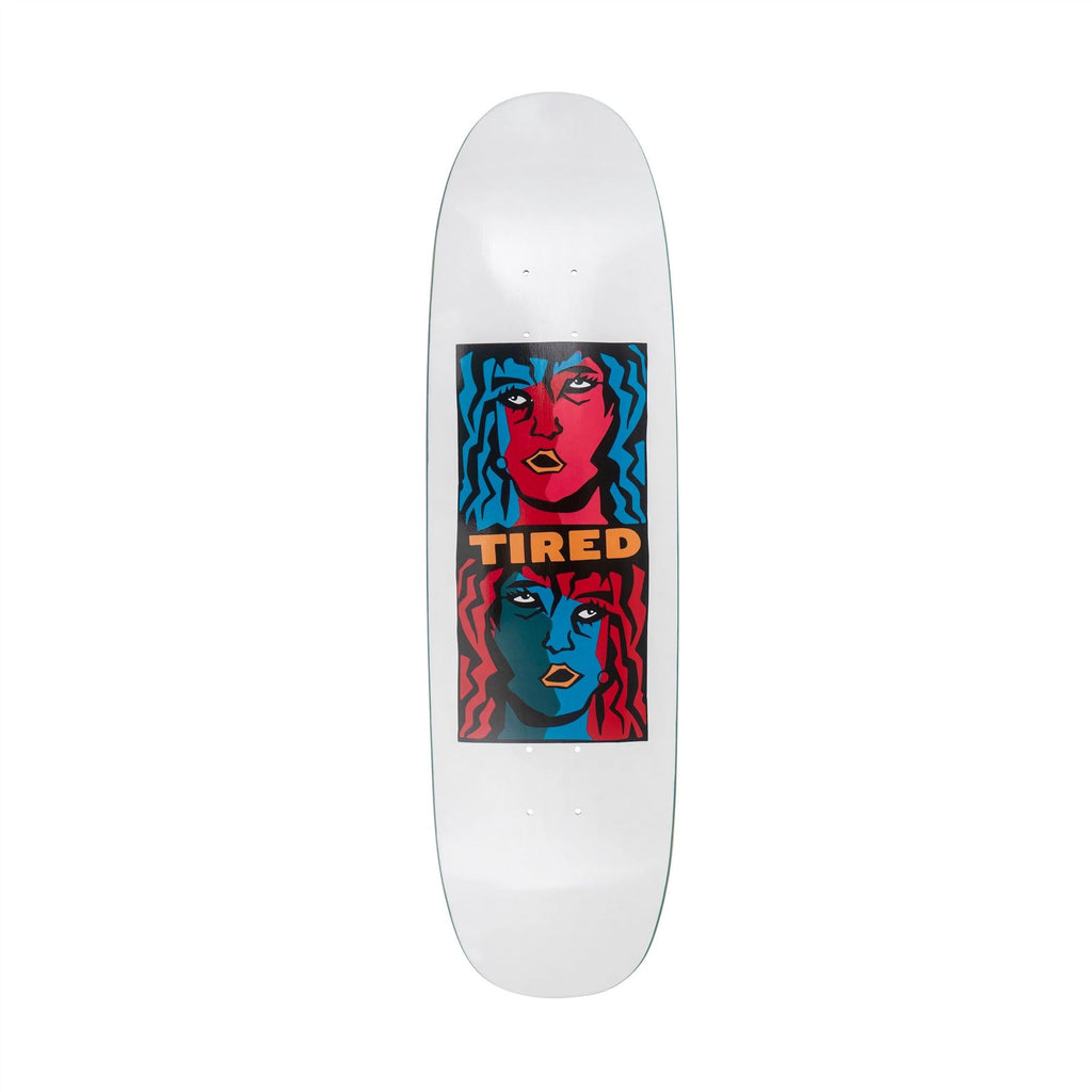 Tired Double Vision Donny Skateboard Deck - 8.625"