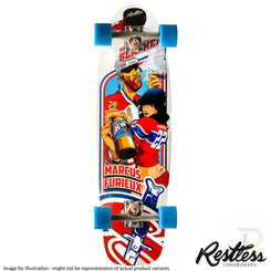 Restless RockSteady SLASHERS - Setup 3 with Paris Raw 180mm Trucks Longboard Complete