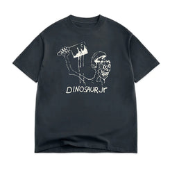 Color Bars x Dinosaur Jr Start Choppin Tee Vintage Black
