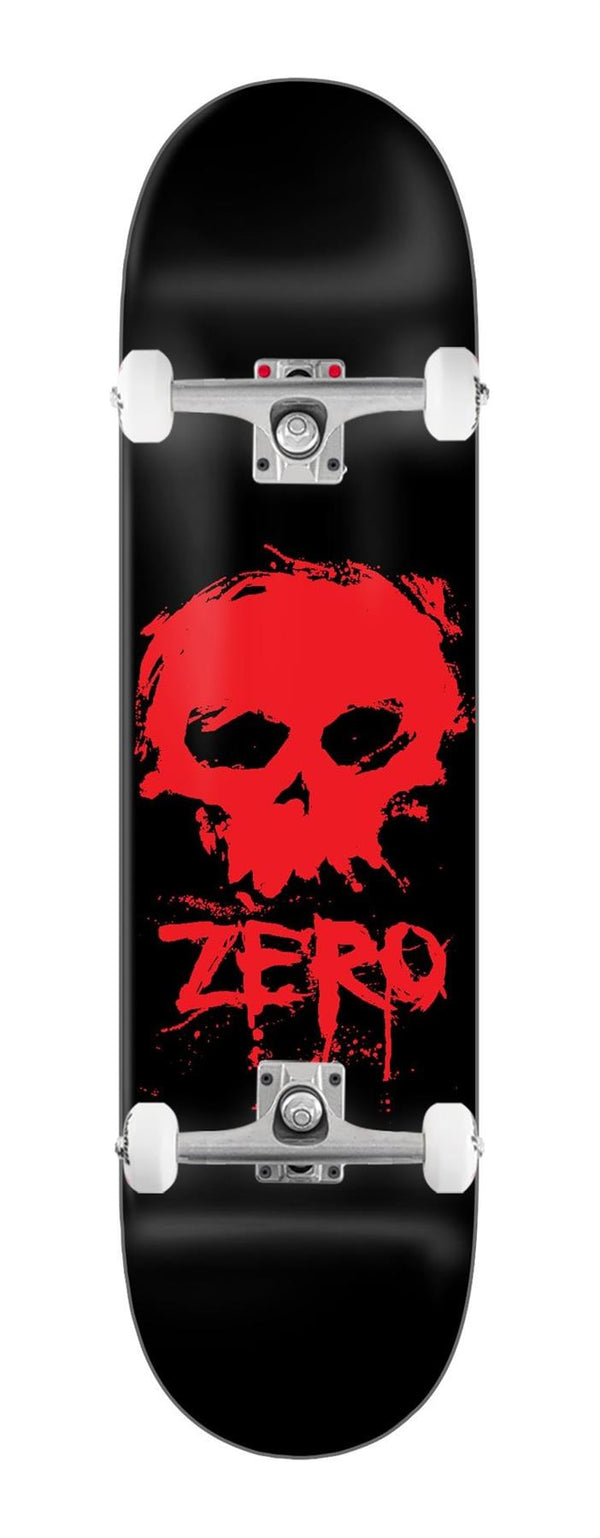 Zero Blood Skull Black x Venom Custom Complete Skateboard - 8.25"