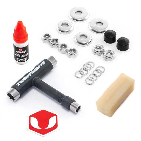 Venom Ultimate Skateboard Maintenance Rebuild Kit Gift Pack - Skatewarehouse.co.uk