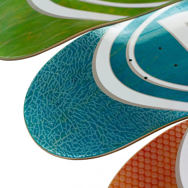 Real Team Oval Pearl Patterns Skateboard Deck - 8.06