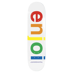 Enjoi Spectrum R7 White Skateboard Deck - 8.25"