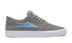 Lakai Manchester Skate Shoes - Grey / Teal - Skatewarehouse.co.uk