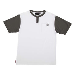 Independent T-Shirt BTG Label T-Shirt - White / Charcoal - Skatewarehouse.co.uk
