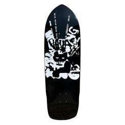 Santa Monica Airlines Natas 'Stencil' Graphic Skateboard Deck - 9.5" - Skatewarehouse.co.uk