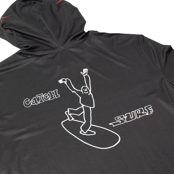 Catch Surf - Koston x Gonz Hooded L / S Shirt - Black Eric Koston x Mark Gonz