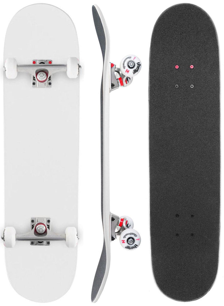 Venom Core Custom Complete Skateboard  - Matt White/Raw - 8.0" - Skatewarehouse.co.uk