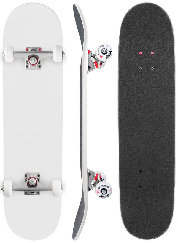 Venom Core Custom Complete Skateboard  - Matt White/Raw - 8.0