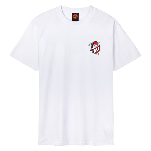 Santa Cruz T-Shirt Lucky Day - White - Skatewarehouse.co.uk