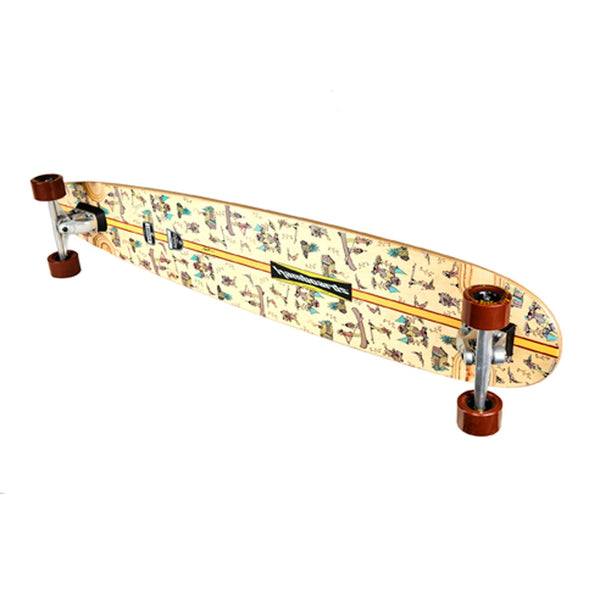 Hamboards - 5' The Logger - Walnut Longboard Complete