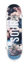 Sour Solution Sopranos (Square Shape) x Venom Custom Complete Skateboard - 8.25"