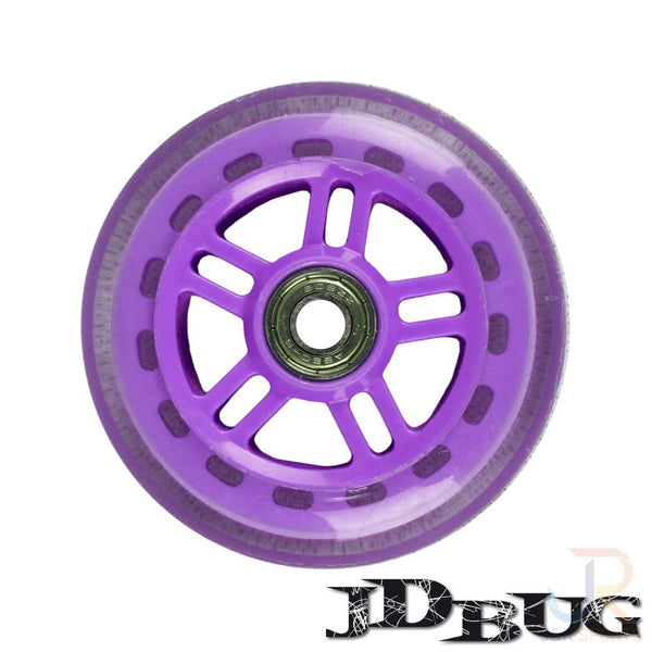 JD Original Street 100mm (2) w. Bearings - Purple Scooter Wheels