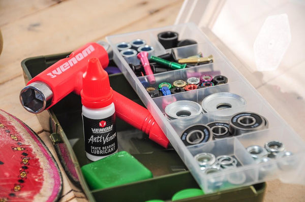 Venom Skateboards 50pc Premium XL Hardware Gift Pack inc Tool Box - Skatewarehouse.co.uk