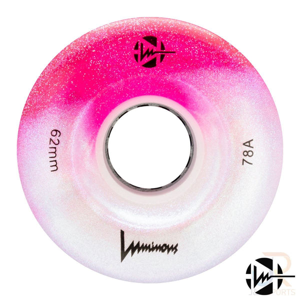 Luminous LED Quad Wheel - Cotton Candy - 62mm / 78a (Unit)